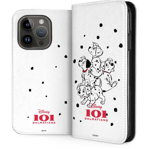 Disney 101 Dalmatians Puppy pile iPhone 15 Pro Folio Case