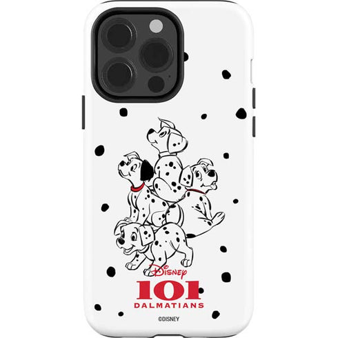 Disney 101 Dalmatians Puppy pile iPhone 15 Pro Impact Case