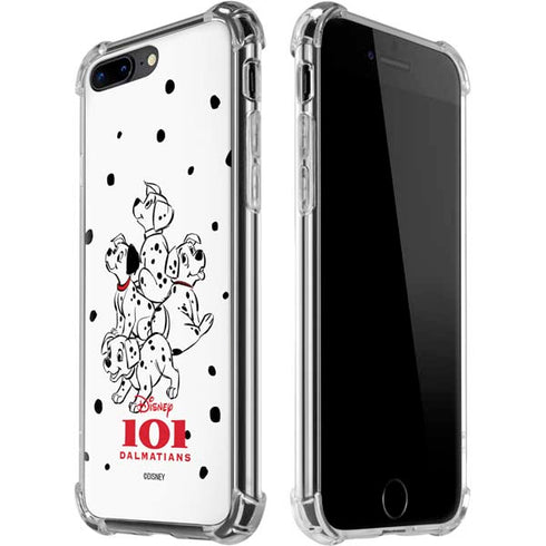 Disney 101 Dalmatians Puppy pile iPhone 7/8 Plus Clear Case
