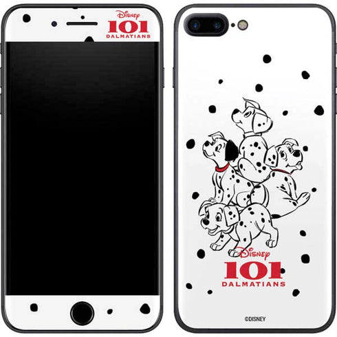 Disney 101 Dalmatians Puppy pile iPhone 8 Plus Skin