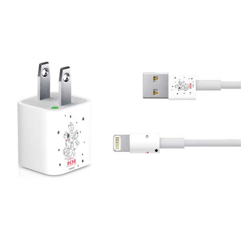 Disney 101 Dalmatians Puppy pile iPhone Charger (5W USB) Skin