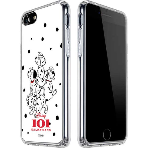 Disney 101 Dalmatians Puppy pile iPhone SE (2nd & 3rd Gen) Clear Case