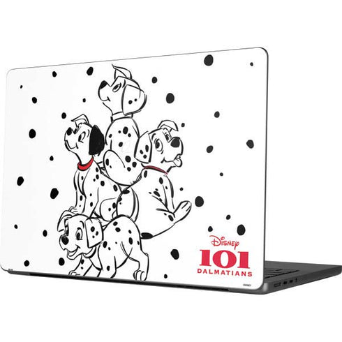 Disney 101 Dalmatians Puppy pile MacBook Pro 14in (2021-24) Skin