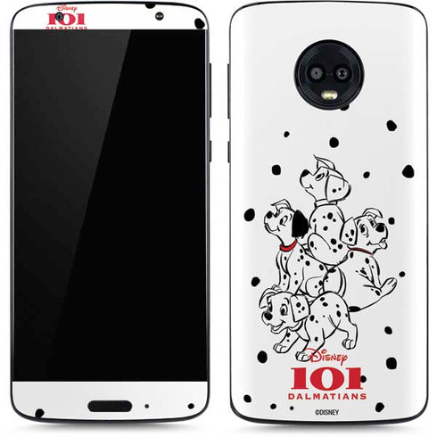 Disney 101 Dalmatians Puppy pile Moto G6 Skin