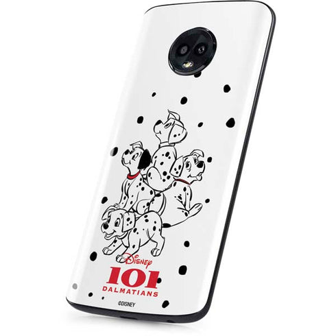 Disney 101 Dalmatians Puppy pile Moto G6 Skin