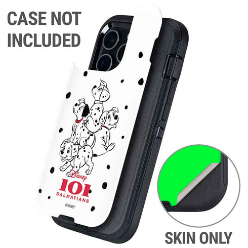 Disney 101 Dalmatians Puppy pile Otterbox Defender iPhone Skin