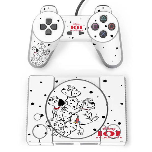 Disney 101 Dalmatians Puppy pile PlayStation Classic Bundle Skin