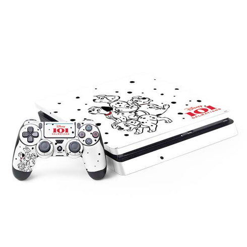 Disney 101 Dalmatians Puppy pile PS4 Slim Bundle Skin