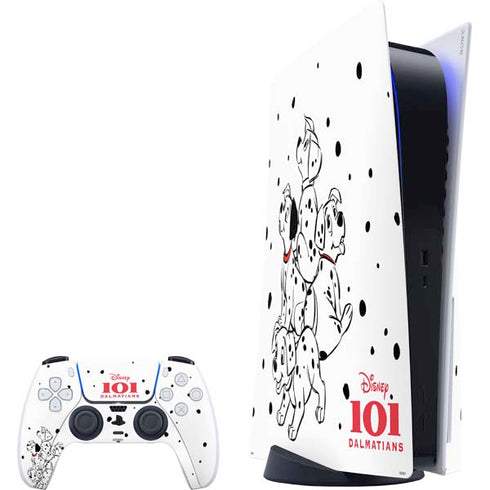 Disney 101 Dalmatians Puppy pile PS5 Bundle Skin