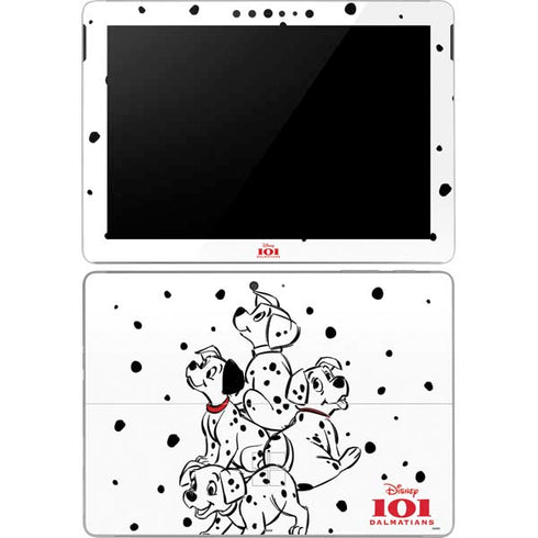 Disney 101 Dalmatians Puppy pile Surface Go Skin