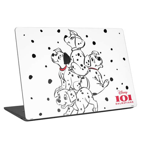 Disney 101 Dalmatians Puppy pile Universal Laptop 14in (11.4 x 8.2in) Skin