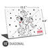 Disney 101 Dalmatians Puppy pile Universal Laptop 15in (12.2 x 8.8in) Skin