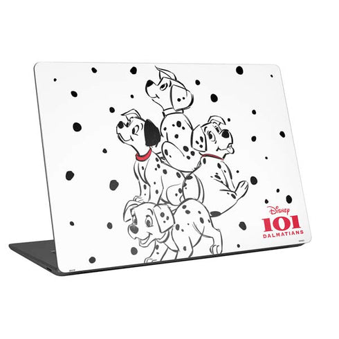 Disney 101 Dalmatians Puppy pile Universal Laptop 17in (13.8 x 10in) Skin