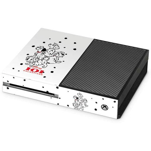 Disney 101 Dalmatians Puppy pile Xbox One Console Skin