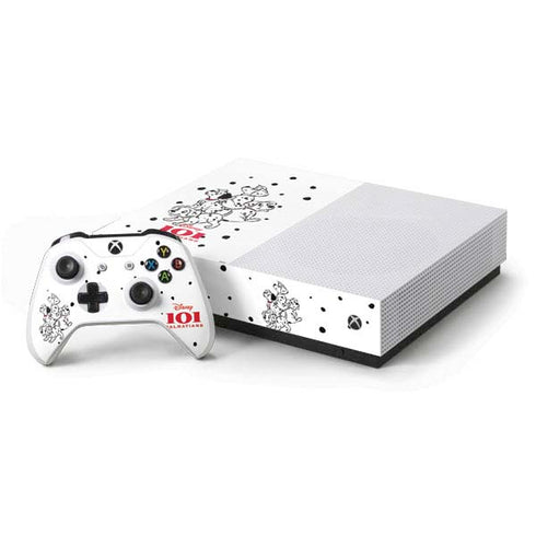 Disney 101 Dalmatians Puppy pile Xbox One S All-Digital Edition Bundle Skin
