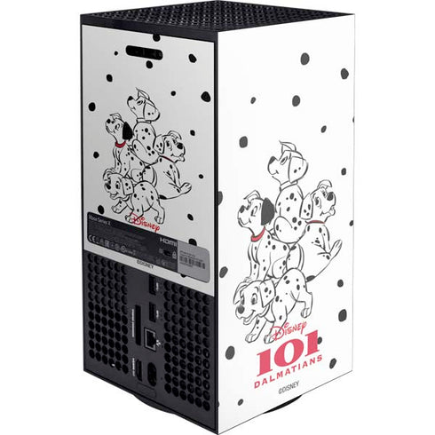 Disney 101 Dalmatians Puppy pile Xbox Series X Console Skin