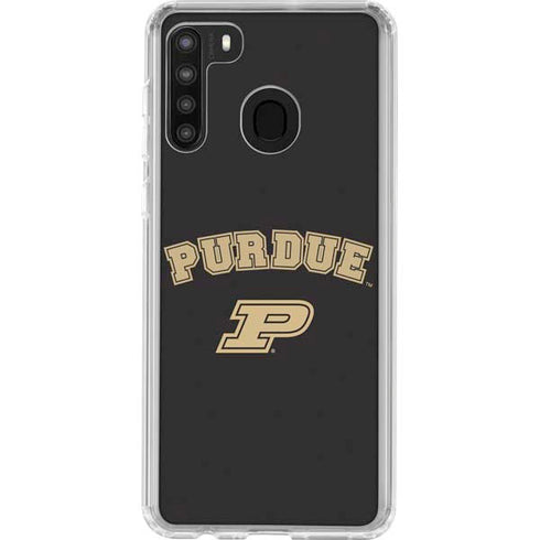 Purdue University Purdue Boilers Galaxy A21 Clear Case