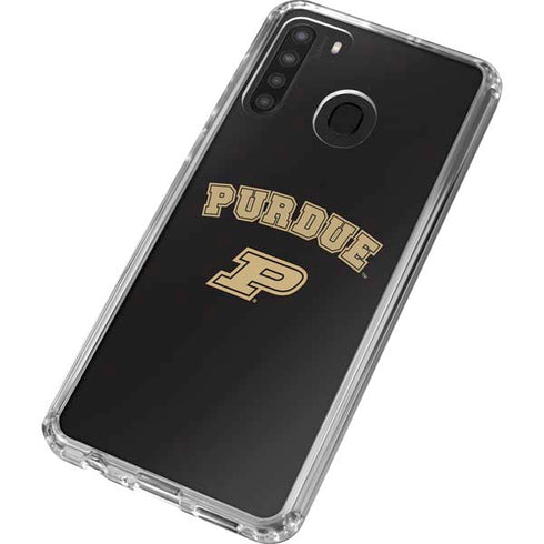 Purdue University Purdue Boilers Galaxy A21 Clear Case