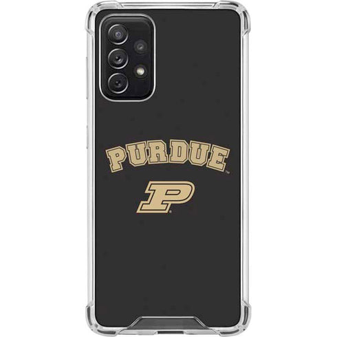 Purdue University Purdue Boilers Galaxy A72 5G Clear Case