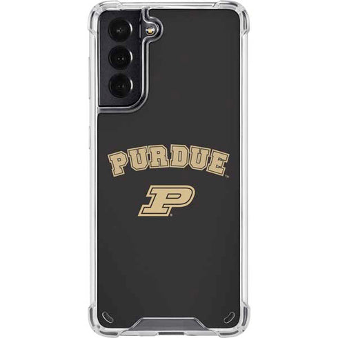 Purdue University Purdue Boilers Galaxy S21 5G Clear Case