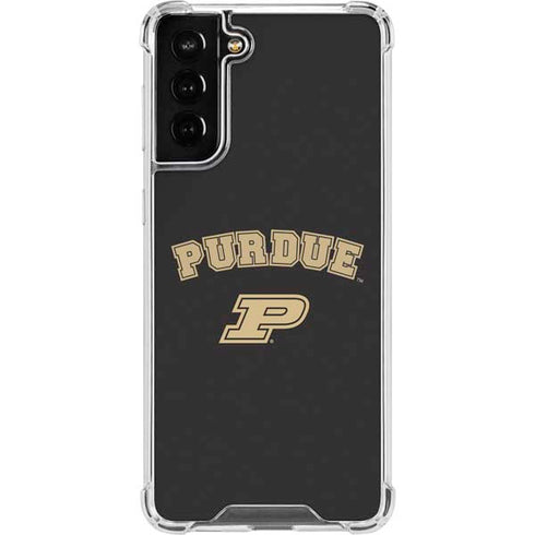 Purdue University Purdue Boilers Galaxy S21 FE Clear Case