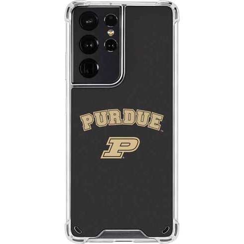 Purdue University Purdue Boilers Galaxy S21 Ultra 5G Clear Case