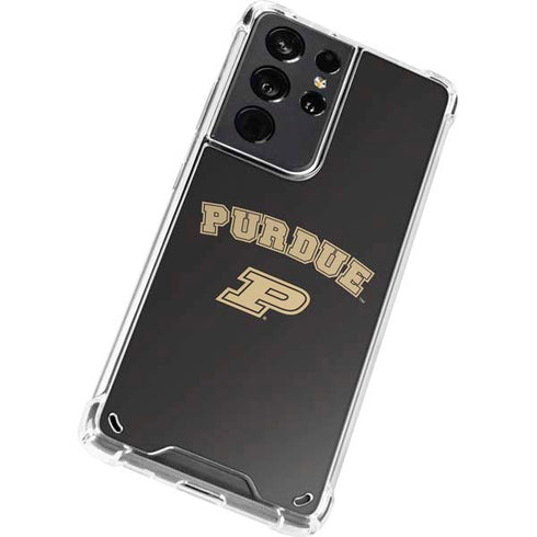 Purdue University Purdue Boilers Galaxy S21 Ultra 5G Clear Case