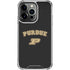 Purdue University Purdue Boilers iPhone 15 Pro Clear Case