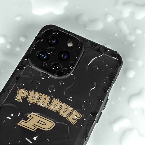 Purdue University Purdue Boilers iPhone 14 Pro Max Waterproof Case