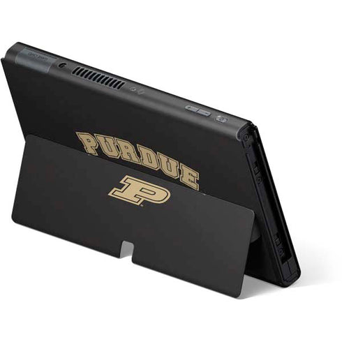 Purdue University Purdue Boilers Nintendo Switch OLED (2021) Skin