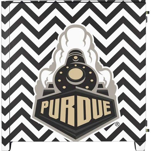 Purdue University Purdue Chevron Corsair 4000D Tempered Glass Mid-Tower ATX Case Skin