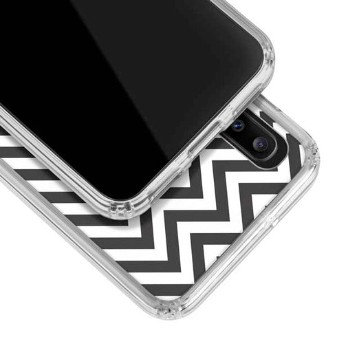 Purdue University Purdue Chevron Galaxy A30 Clear Case