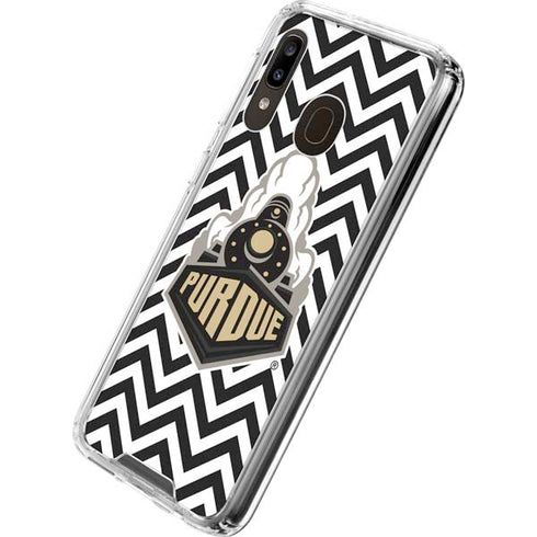 Purdue University Purdue Chevron Galaxy A30 Clear Case