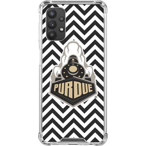Purdue University Purdue Chevron Galaxy A32 5G Clear Case