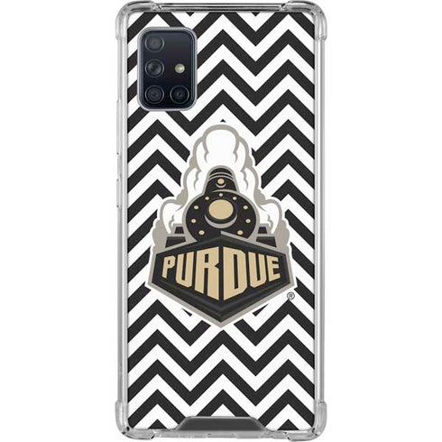 Purdue University Purdue Chevron Galaxy A51 5G Clear Case