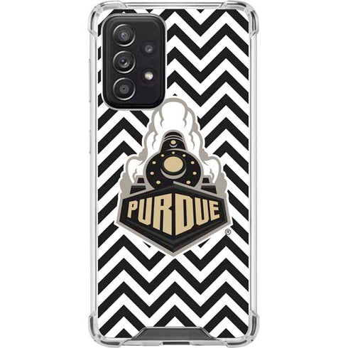 Purdue University Purdue Chevron Galaxy A52 5G Clear Case