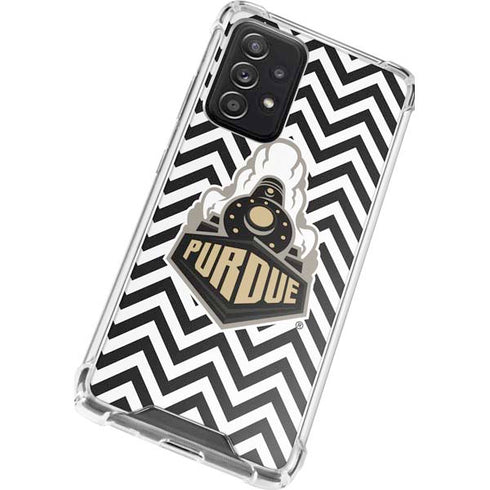 Purdue University Purdue Chevron Galaxy A52 5G Clear Case
