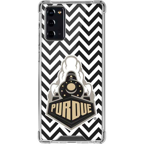 Purdue University Purdue Chevron Galaxy Note20 5G Clear Case