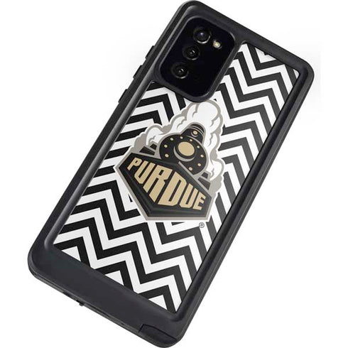 Purdue University Purdue Chevron Galaxy Note20 5G Waterproof Case