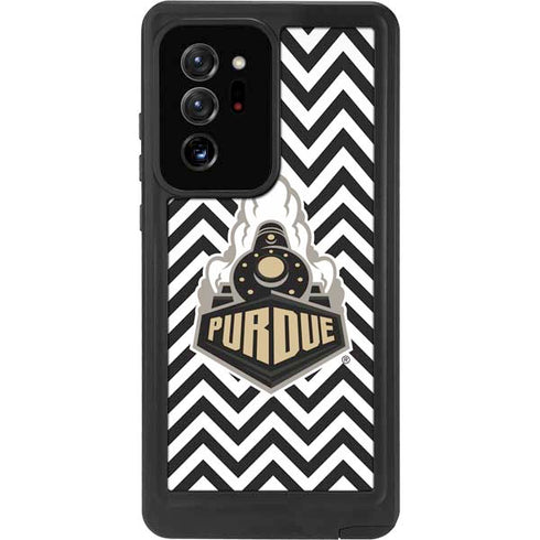 Purdue University Purdue Chevron Galaxy Note20 Ultra 5G Waterproof Case