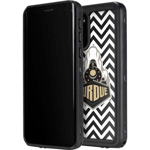 Purdue University Purdue Chevron Galaxy S20 Waterproof Case