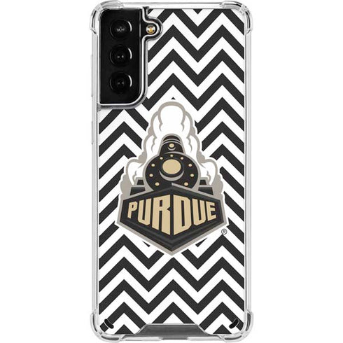 Purdue University Purdue Chevron Galaxy S21 Plus 5G Clear Case
