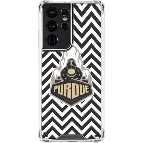 Purdue University Purdue Chevron Galaxy S21 Ultra 5G Clear Case