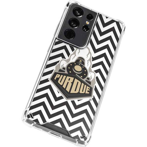 Purdue University Purdue Chevron Galaxy S21 Ultra 5G Clear Case