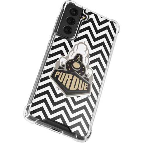 Purdue University Purdue Chevron Galaxy S22 Plus Clear Case