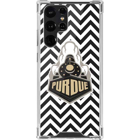 Purdue University Purdue Chevron Galaxy S22 Ultra Clear Case
