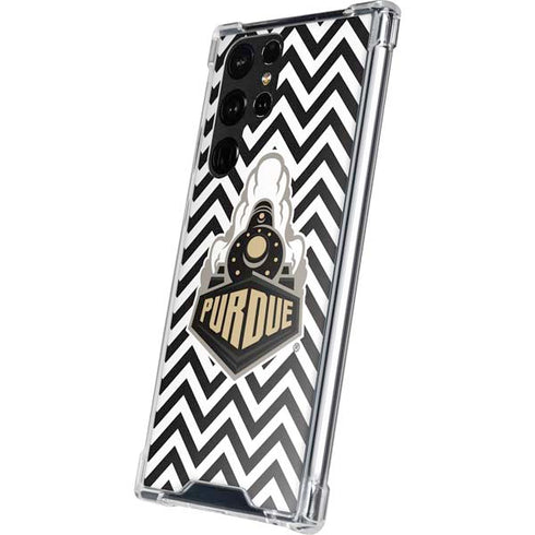 Purdue University Purdue Chevron Galaxy S22 Ultra Clear Case