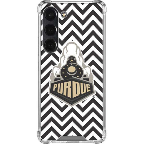 Purdue University Purdue Chevron Galaxy S23 Clear Case