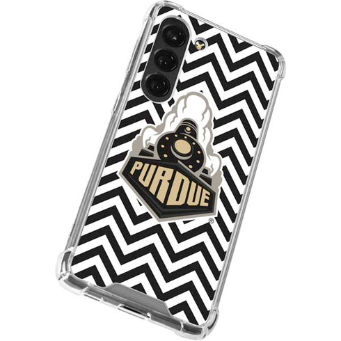 Purdue University Purdue Chevron Galaxy S23 Clear Case