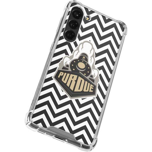 Purdue University Purdue Chevron Galaxy S23 Plus Clear Case